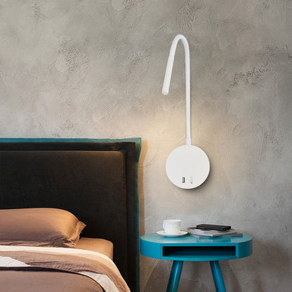 Frendorf | LumaFlex USB LED-Wandleuchte | Wiederaufladbar | Flexibler Silikon-Spot | Leselampe | Modernes Design