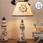 Harz Leuchtturm Schreibtischlampe Studienraum 1 Kopf Nautische Schreibtischlampe mit Stecker Kabel