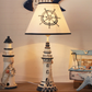 Frendorf | HarborGlow - Nautische Harz Schreibtischlampe mit einfachem Kopf