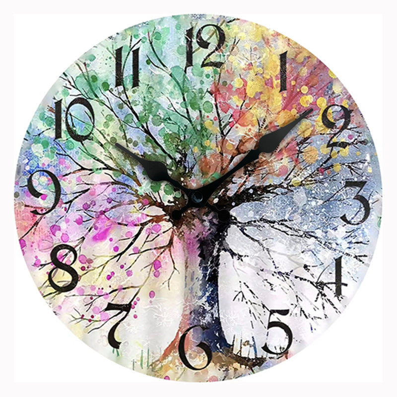 Berühmtes Gemälde Thema Stille Wanduhr 30 cm