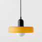 Frendorf |  Pendelleuchte aus farbigem Glas | Elegante Hängeleuchte im Bauhaus-Stil | Designlampe für Wohnzimmer & Esszimmer