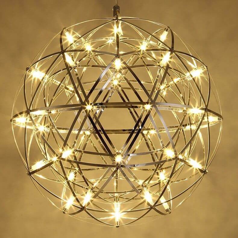 Frendorf | StarFlare LED Feuerwerk Pendelleuchte | Modernes Design | 12 bis 92 Lichtkugeln | Deko-Leuchte für Wohnzimmer & Esszimmer