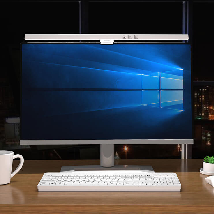 Frendorf | VisionBar LED Bildschirmlampe | Anti-Blaulicht | USB Wiederaufladbar | Für Laptop & Monitor