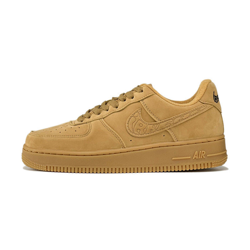 Frendorf | Damen Low-Top Dunk Trendy Sneaker Casual Air Force Nr. 1 AF Board Schuhe AJ weiße Schuhe