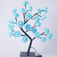Frendorf | RoseTree USB Tischlampe | LED Rosenbaum mit 24 Lichtern | Warmweiß | Dekorative Stimmungsbeleuchtung