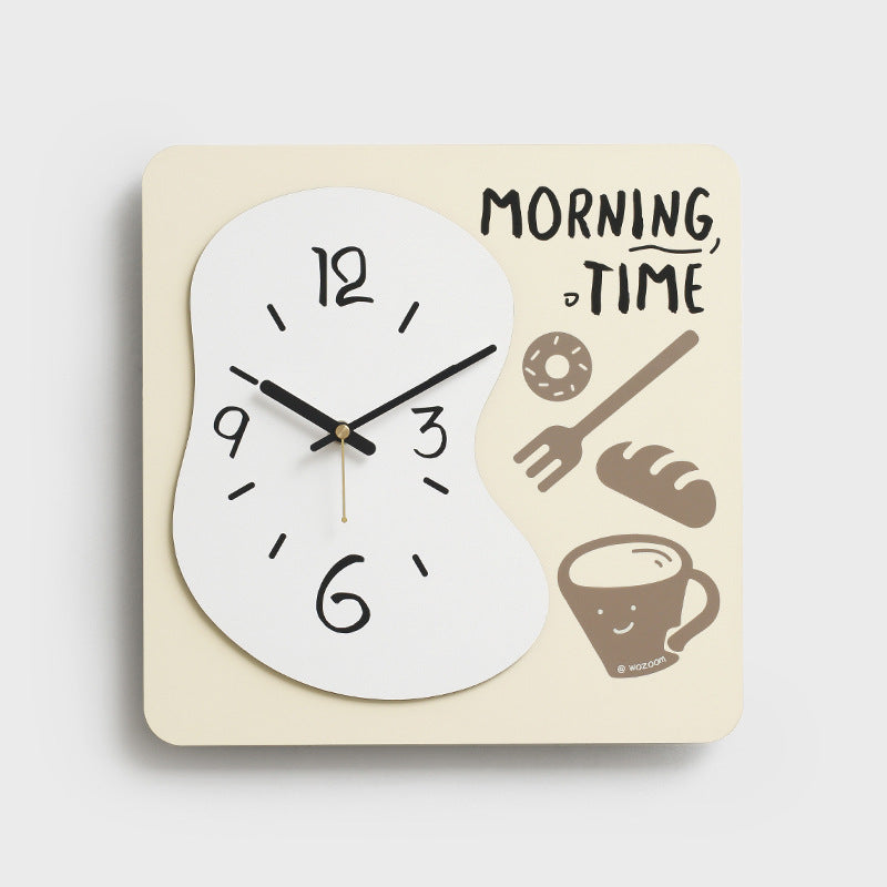 Kreativer Stil Küchen Wanddekor Stille Uhr