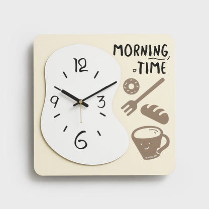 Kreativer Stil Küchen Wanddekor Stille Uhr