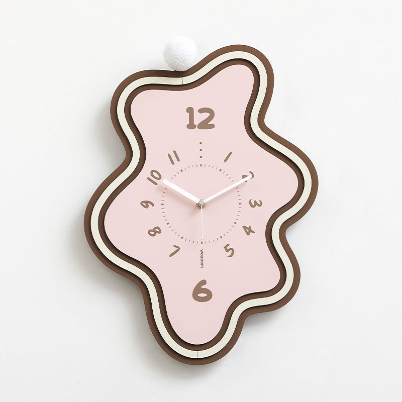 Kreative unregelmäßige Wanddekoration Silent Clock