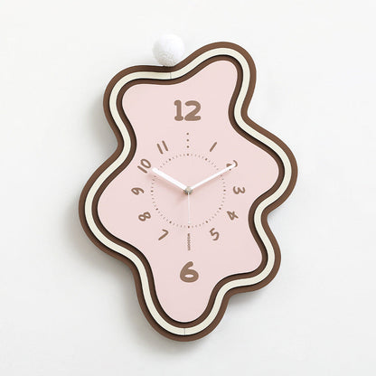 Kreative unregelmäßige Wanddekoration Silent Clock