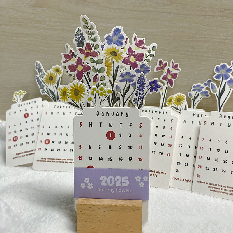 Frendorf | 2025 Bloomy Flowers Tischkalender