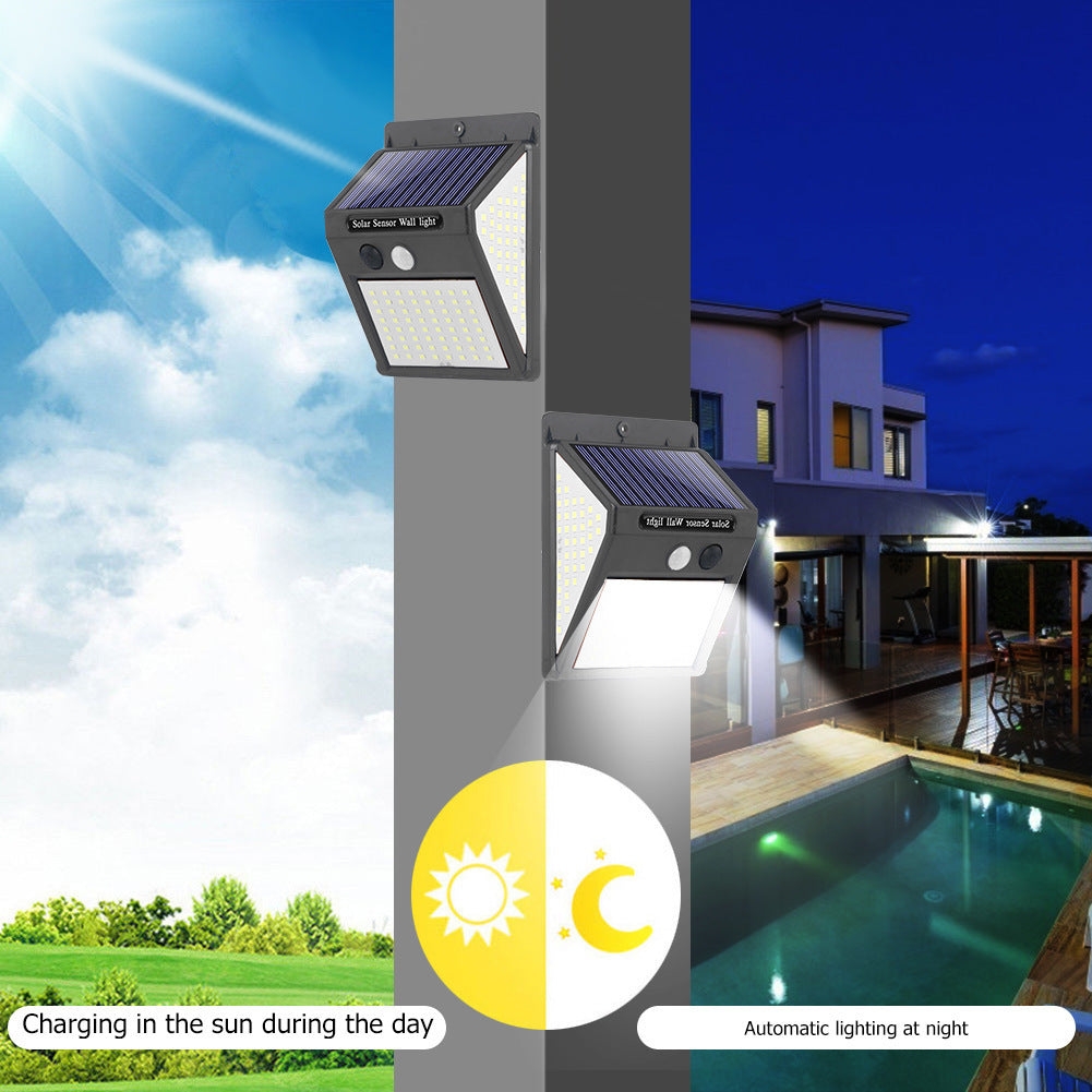 Neu Solar Lampe Licht IP65 Wasserdicht mit Motion Sensor
