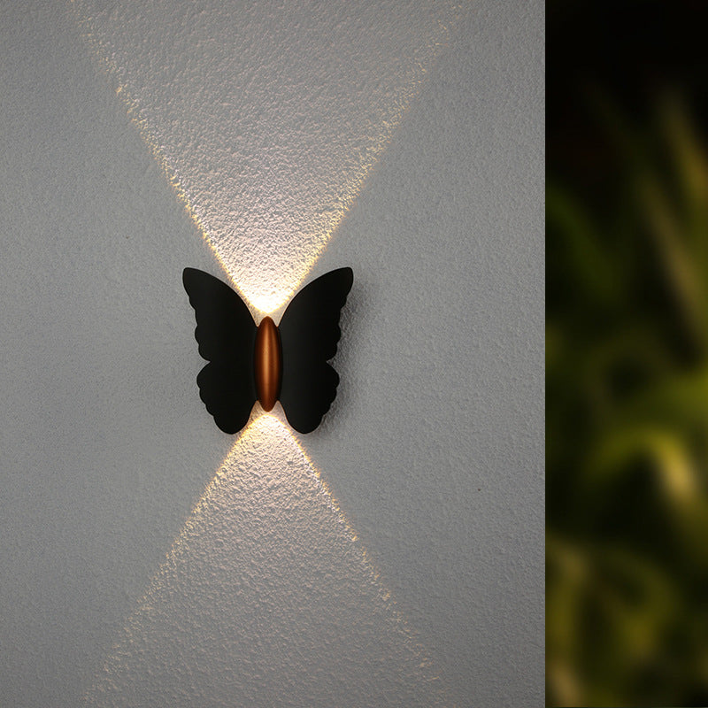 Frendorf | FluturaGlow LED Wandleuchte | Kreatives Schmetterlingsdesign | Outdoor Wasserdicht | Stimmungsvolle Beleuchtung