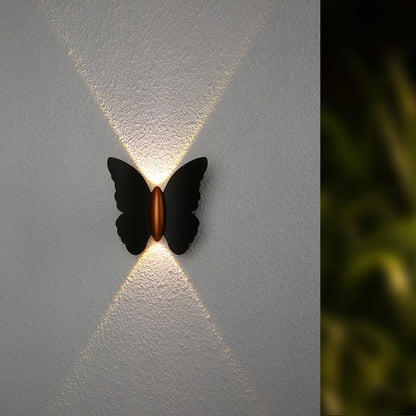 Frendorf | FluturaGlow LED Wandleuchte | Kreatives Schmetterlingsdesign | Outdoor Wasserdicht | Stimmungsvolle Beleuchtung