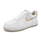 Frendorf | Damen Low-Top Dunk Trendy Sneaker Casual Air Force Nr. 1 AF Board Schuhe AJ weiße Schuhe