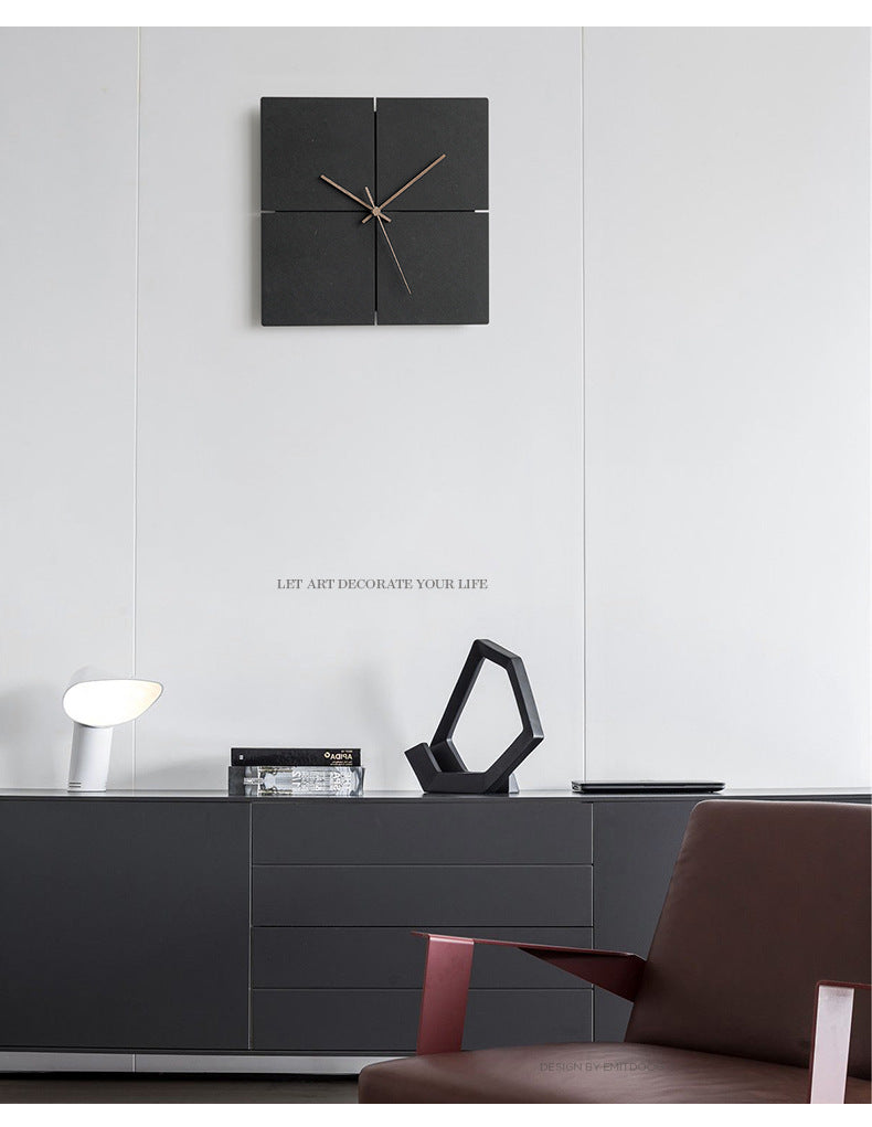 Minimalist Moderne Stille Wanddekor Uhr für Wohnzimmer