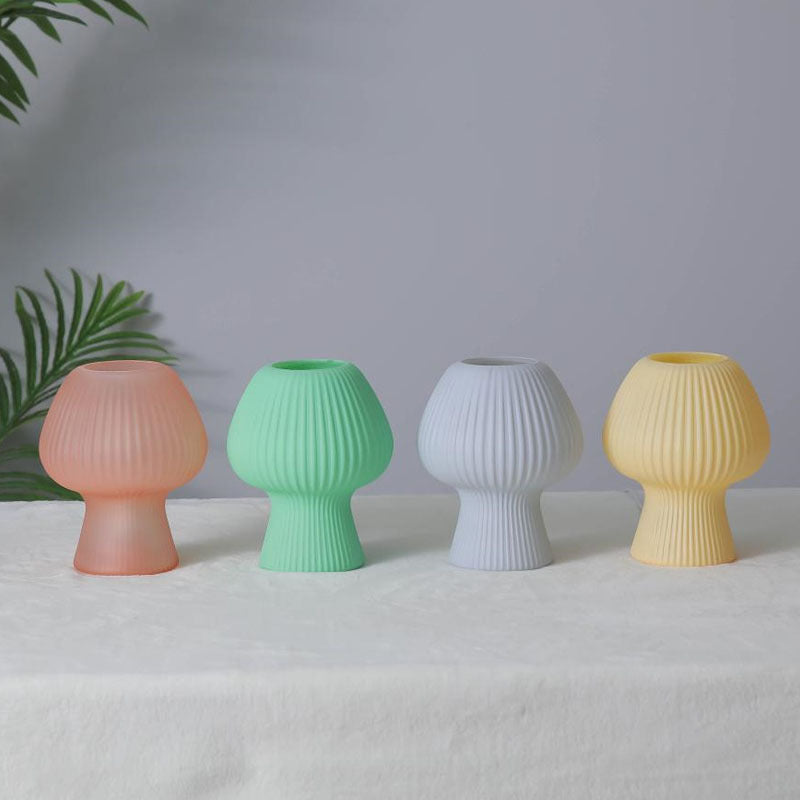 Frendorf | LumiMuse Vintage Glasbettlampe – Verstellbare LED-Nachttischbeleuchtung
