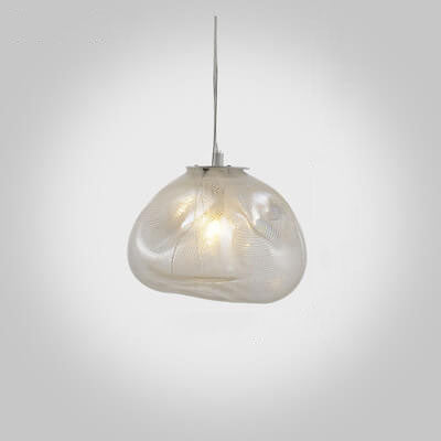 Frendorf | CloudNova Glas Pendelleuchte | Modernes Design | Einzigartiger Wolken-Look | Stimmungsvolle Beleuchtung