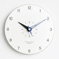 Frendorf™ Minimalistische Moderne Runde Wanddeko Stille Uhr