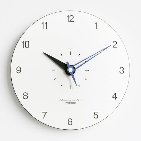 Frendorf™ Minimalistische Moderne Runde Wanddeko Stille Uhr