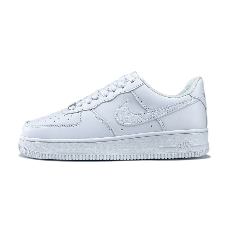 Frendorf | Damen Low-Top Dunk Trendy Sneaker Casual Air Force Nr. 1 AF Board Schuhe AJ weiße Schuhe