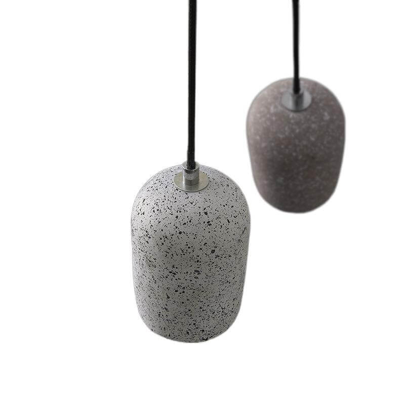 Terrazzo Zylindrische LED Zement LED Pendelleuchte