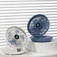 Frendorf | BreezeMate Mini-USB Ventilator | Tragbar & Wiederaufladbar | Verstellbar | Wand- & Desktopnutzung