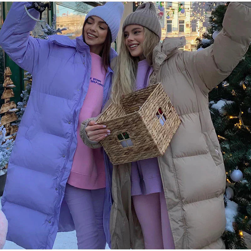 Frendorf | Warme und stilvolle lange Winterjacke für Damen