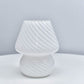 Frendorf | MiraGlow Retro Design Glas Pilz Tischlampe | LED Nachtlicht | Warmes Licht | Stimmungslicht | Deko für Zuhause