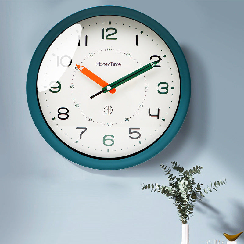 Frendorf | AquaMinimal – Blaugrüße Wanduhr mit modernem Minimalismus