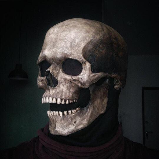 Frendorf | Skelett | Gruselige Totenkopfmaske