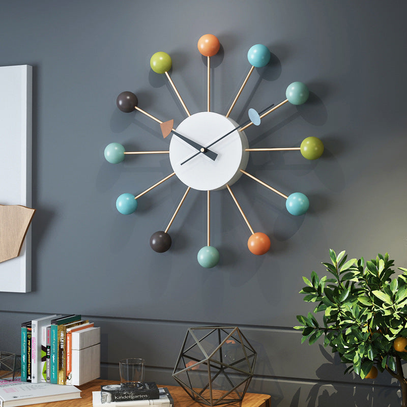 Dekorative große stille Wanduhr für das Wohnzimmer 21 Zoll