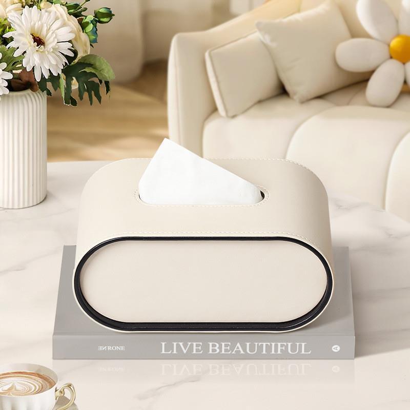 Tissuebox - OvalElegance - Lederdesign - Funktional & Stilvoll