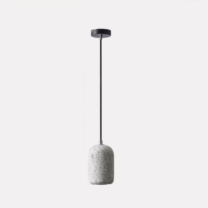 Terrazzo Zylindrische LED Zement LED Pendelleuchte