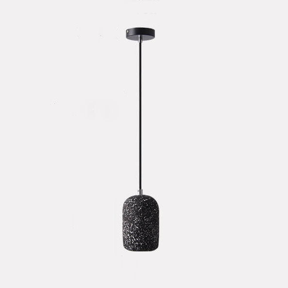 Terrazzo Zylindrische LED Zement LED Pendelleuchte
