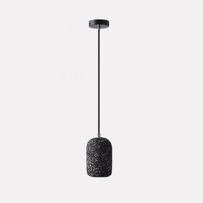Terrazzo Zylindrische LED Zement LED Pendelleuchte
