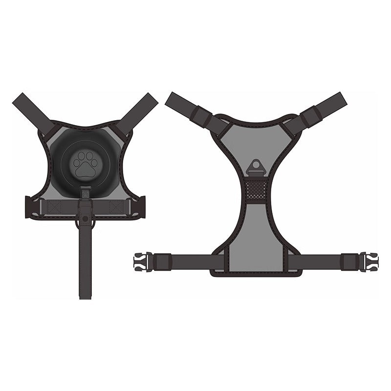 Frendorf | Dogpro | Winterfeste Hundeleine und Geschirr mit integriertem automatischem Rücklauf