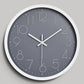 Einfaches Design 3D Lautloser Klassenraum-Wanduhr 30 cm