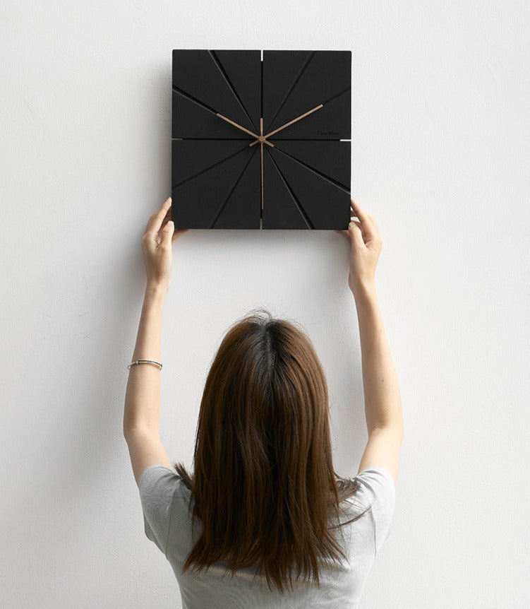 Minimalist Moderne Stille Wanddekor Uhr für Wohnzimmer