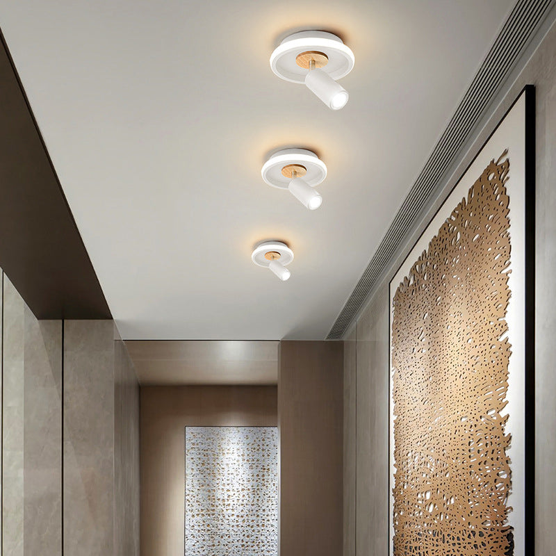 Frendorf | IronLume Industrial Flush Spotlight | Moderner Loft-Stil | 1-Licht Deckenleuchte | Robuste Beleuchtung für Zuhause