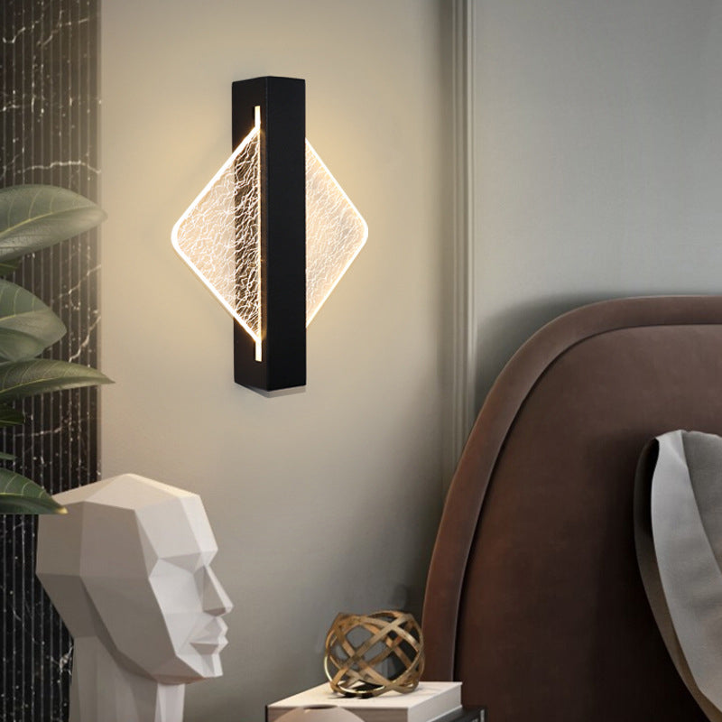 Kreative Acryl Riss Design LED Wandleuchte Lampe