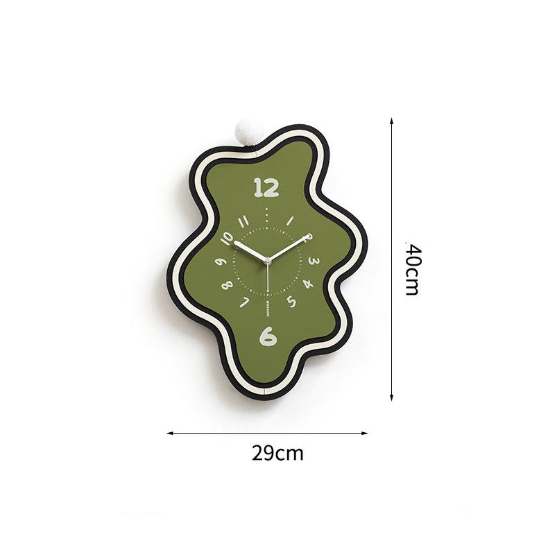 Kreative unregelmäßige Wanddekoration Silent Clock