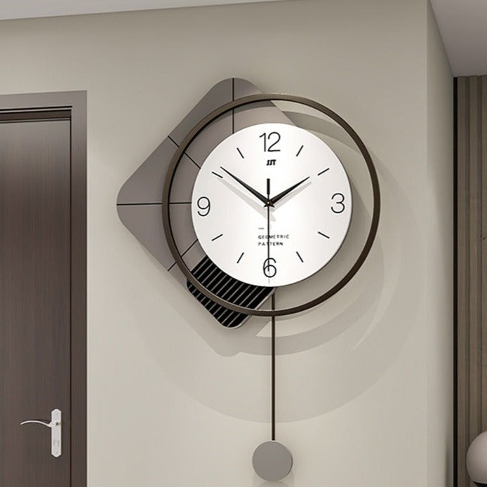 Wanddekor Pendel Batteriebetriebene Uhr für das Wohnzimmer