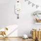 Niedliche Huhn Kinderzimmer stille Wanduhr