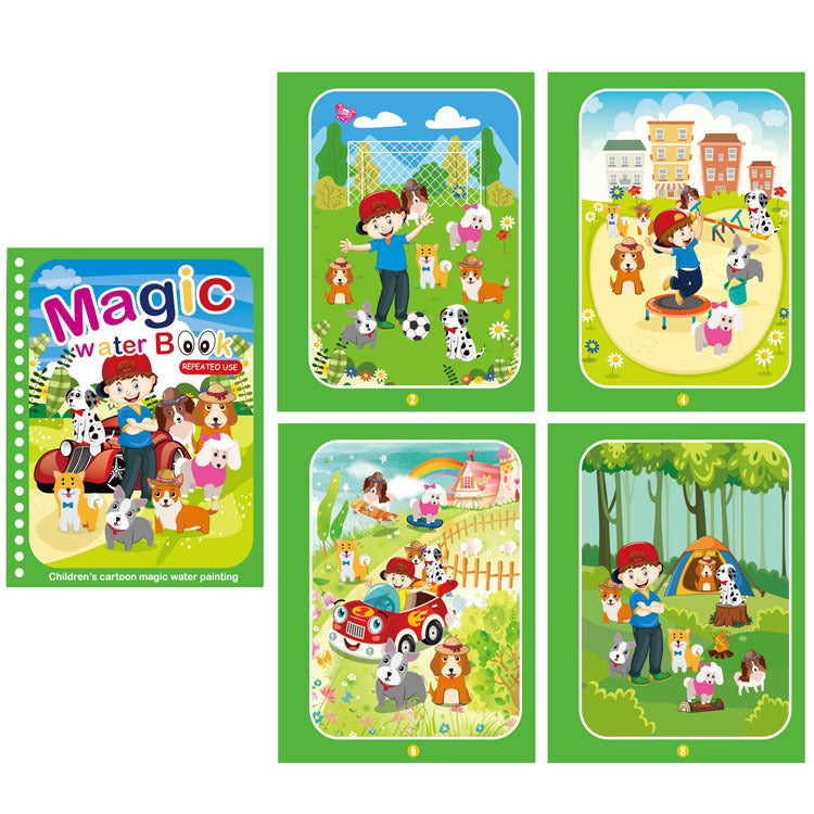Frendorf | Magisches Wasser Malbuch für Kinder