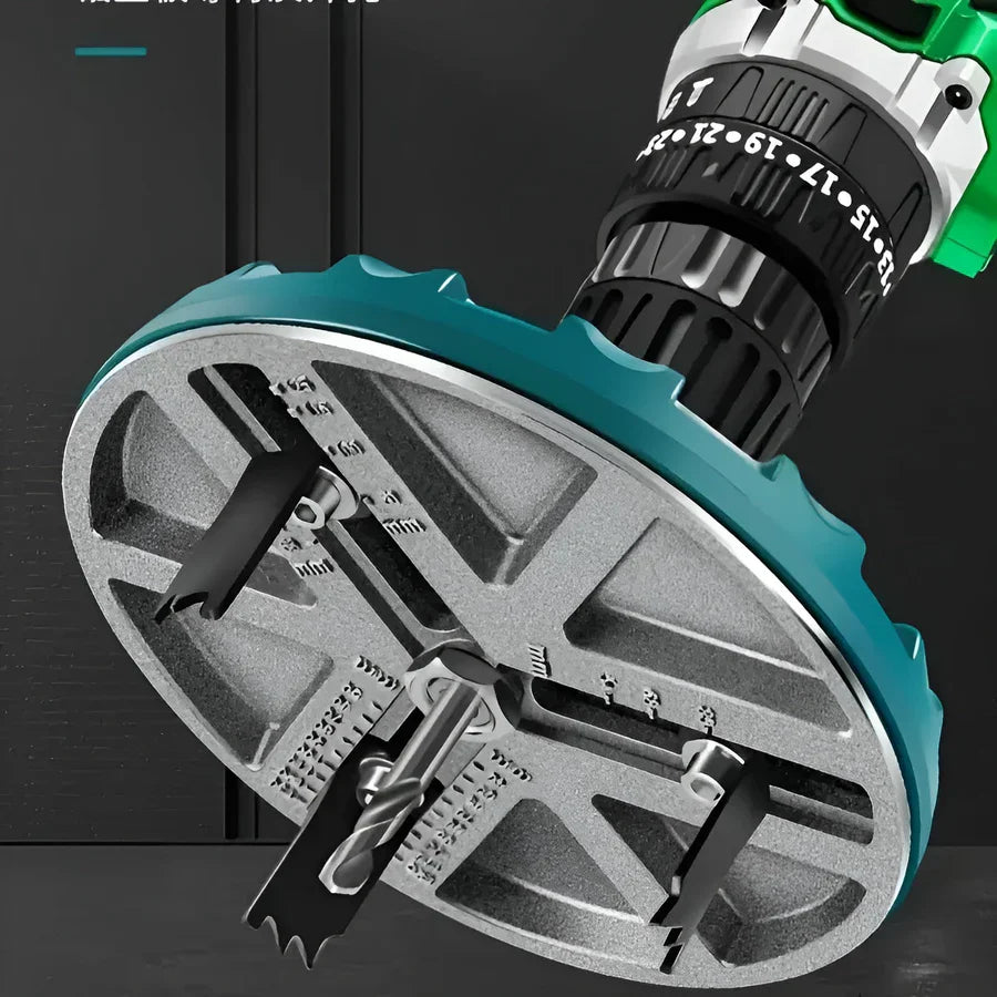 Frendorf | BoreMaster – Einstellbare Präzisionslochsäge für Bohrmaschinen