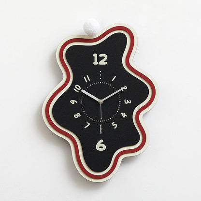 Kreative unregelmäßige Wanddekoration Silent Clock