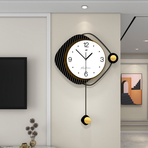 Wanddekor Pendel Batteriebetriebene Uhr für das Wohnzimmer