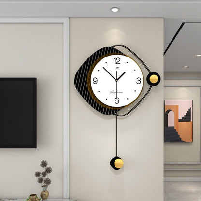 Wanddekor Pendel Batteriebetriebene Uhr für das Wohnzimmer
