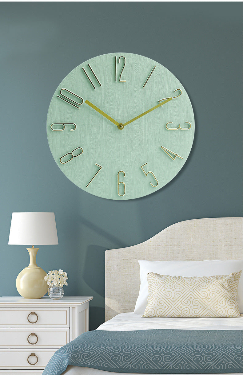 Einfache Minimalistische Wanddekoration Uhr