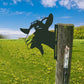 Frendorf | WildPost - Metall-Dyresilhuet-Zaunaufsätze